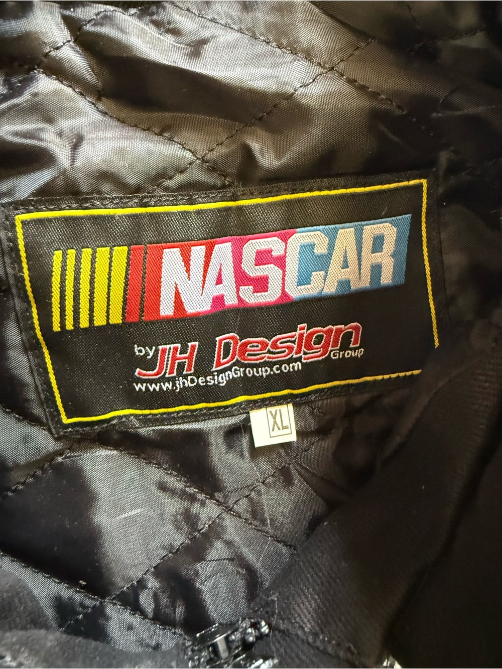 Vintage Reworked Pepsi Black Racing Jacket with Embroidered Logos - Picture 4 of 5